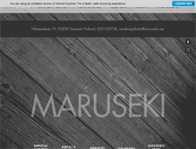 Tablet Screenshot of maruseki.net